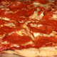 Close-up of pepperoni pizza